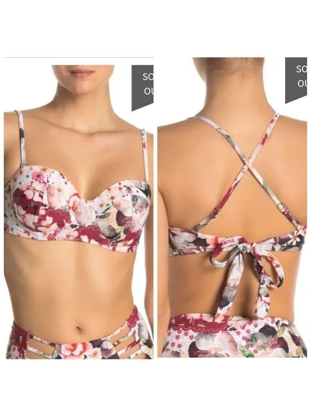 Rachel Rachel Roy Bustier Bikini Top